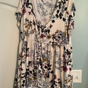 Torrid Floral Print Top